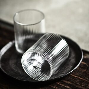Crystal striped glass